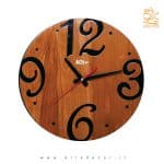 ساعت دیواری تبلیغاتی معرق چوبی(مجموعه کلاسیک)با بهترین قیمت کد ck605cm