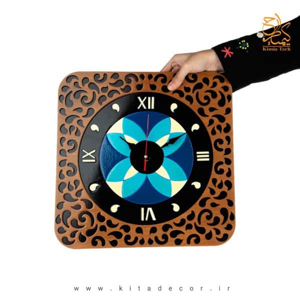 ساعت دیواری تبلیغاتی معرق خاص(مجموعه کلاسیک) هدیه ارزان قیمت کد ck609cm