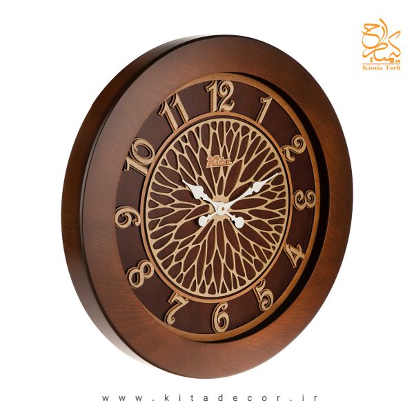 ساعت دیواری معرق مجموعه رویال چوبی با قیمت مناسب تهران کد cks643
