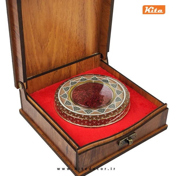 خرید و قیمت باکس هدیه چوبی بسته بندی زعفران کادویی (2)