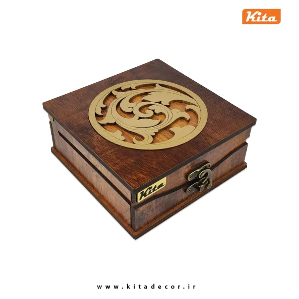 تولید کننده جعبه چوبی پک های هدیه زعفران (1)