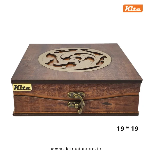 سفارش و ساخت و تهیه هدیه شرکتی جعبه چوبی بسته بندی زعفران مناسب هدیه شرکتی (2)